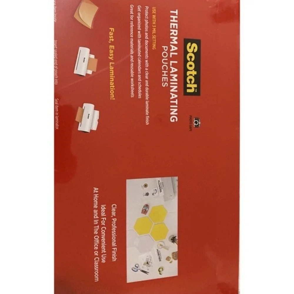 Scotch Thermal Laminating Pouches 25 Pouches 11.4x17.4 ‎ 3677